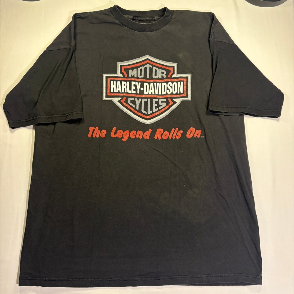 VINTAGE Harley-Davidson Sevierville Tennessee Graphic Shirt XXL Made in USA